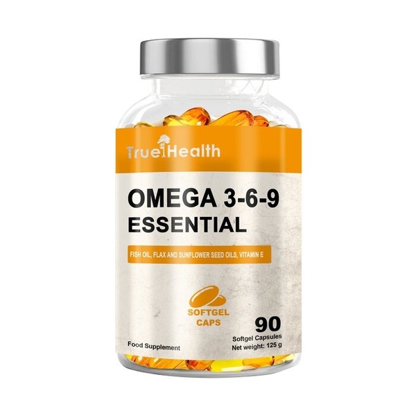 Омега жиры True Health Omega 3-6-9 Essential, 90 капсул