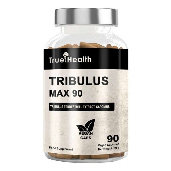 Экстракт трибулуса террестриса True Health Tribulus Max 200 mg, 90 вегакапсул для поддержания половой функции