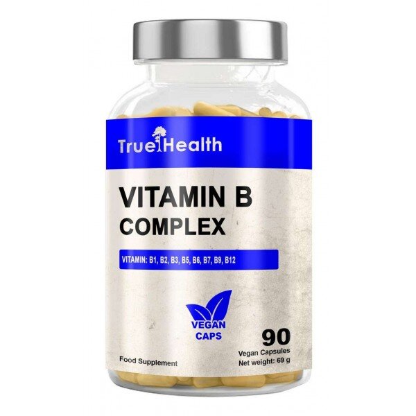 Комплекс вітамінів групи B True Health Vitamin B Complex, 60 капсул
