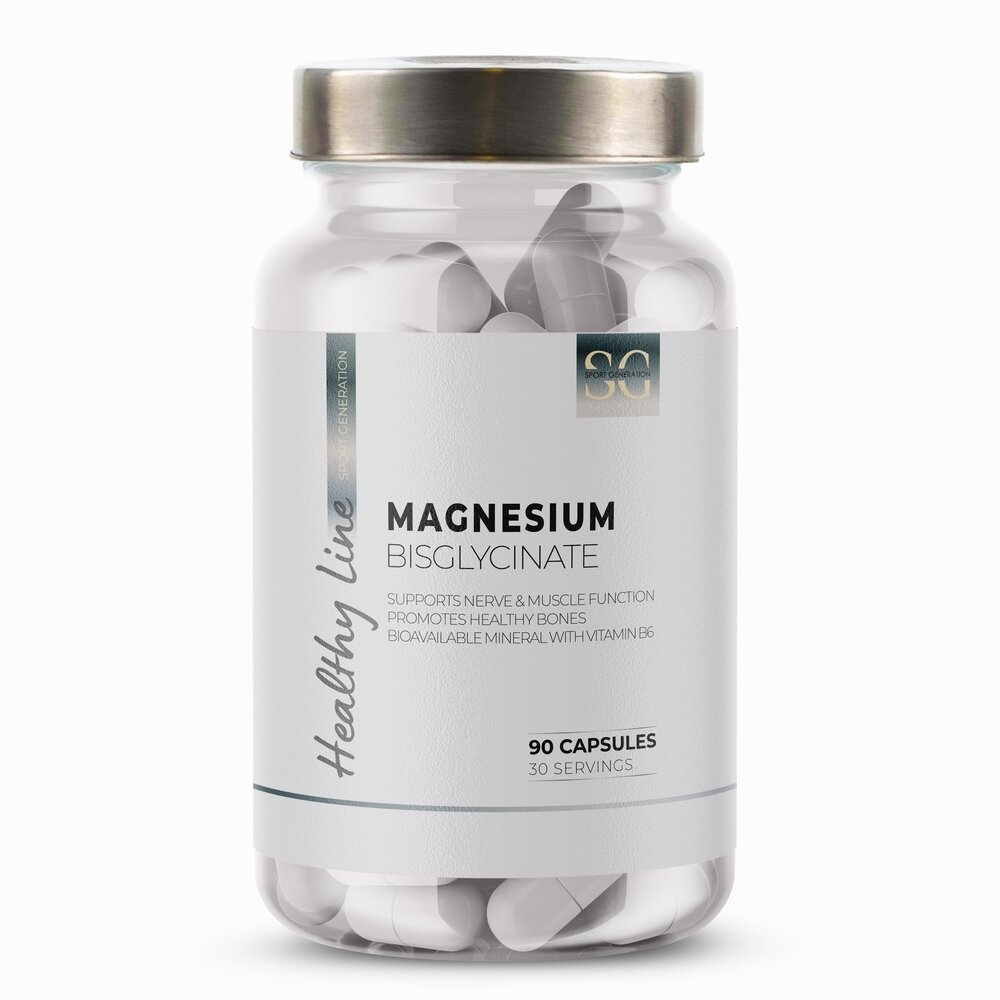 Магній бісгліцинат Sport Generation Healthy Line Magnesium Bisglycinate, 90 капсул