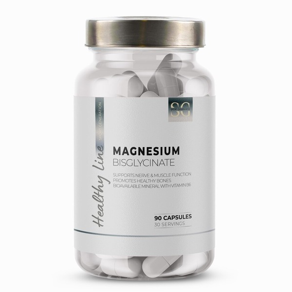 Магній бісгліцинат Sport Generation Healthy Line Magnesium Bisglycinate, 90 капсул