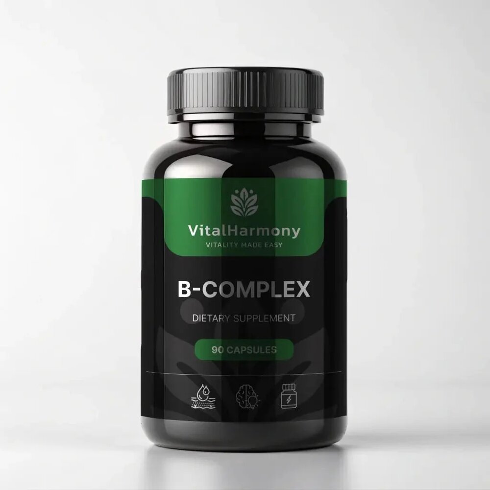 Комплекс витаминов группы B VitalHarmony B Complex, 90 капсул