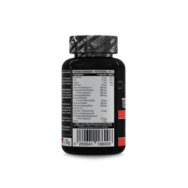 Стимулятор тестостерона MST Nutrition Testo Booster Professional, 90 капсул. Фото 2
