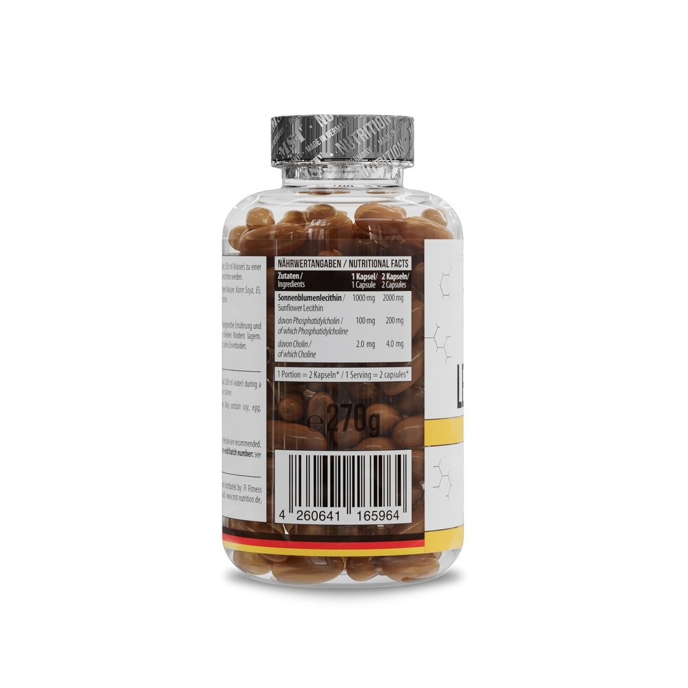 Соняшниковий лецитин MST Nutrition Lecithin Sunflower, 90 капсул для здоров'я внутрішніх органів. Фото 2