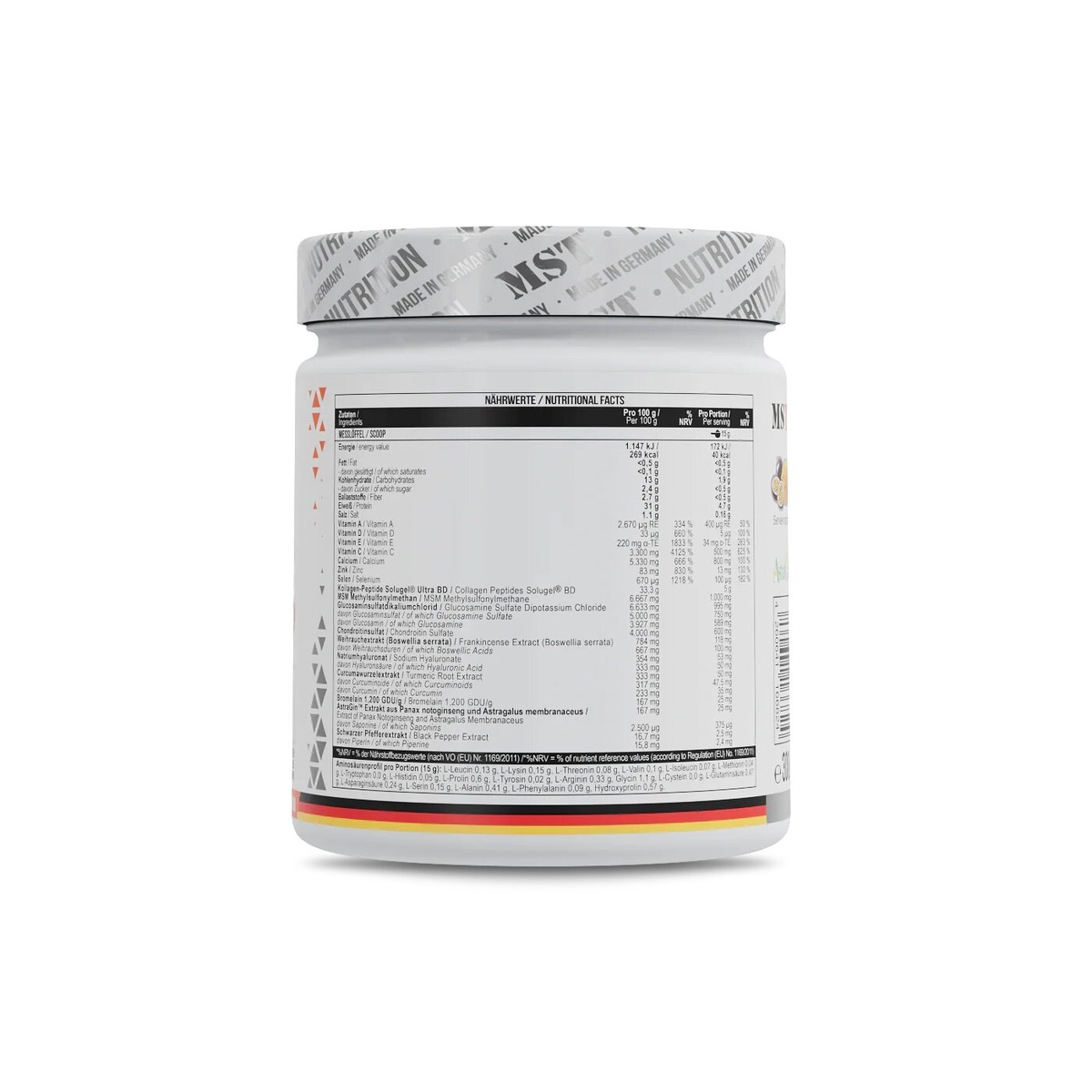 Хондропротектор MST Nutrition Flex Pro, 300 грам. Фото 11