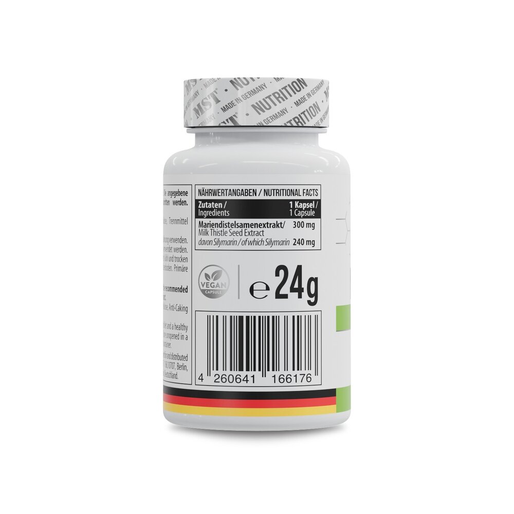 Розторопша MST Nutrition Milk Thistle 300 mg, 60 капсул для печінки та детоксикація. Фото 2