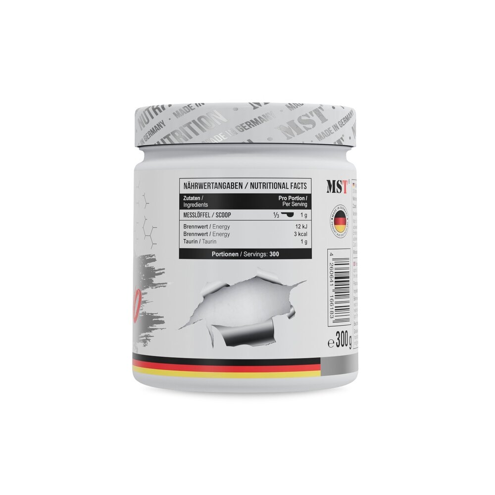 Таурін MST Nutrition Taurine, 300 грам. Фото 2