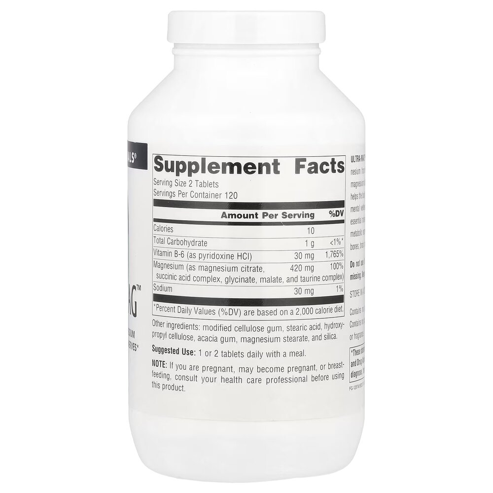 Комплекс магния Source Naturals Ultra-Mag, 240 таблеток из пяти форм. Фото 2