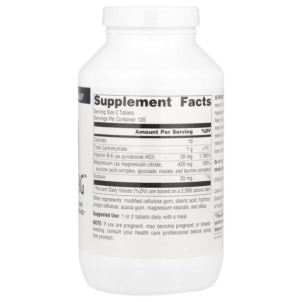 Комплекс магния Source Naturals Ultra-Mag, 240 таблеток из пяти форм. Фото 2