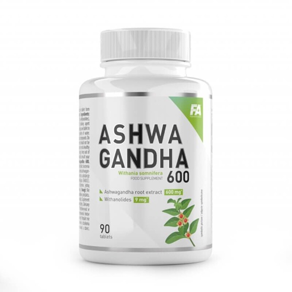 Ашваганда Fitness Authority Ashwagandha Wellness 600 mg, 90 капсул для підтримки нервової системи