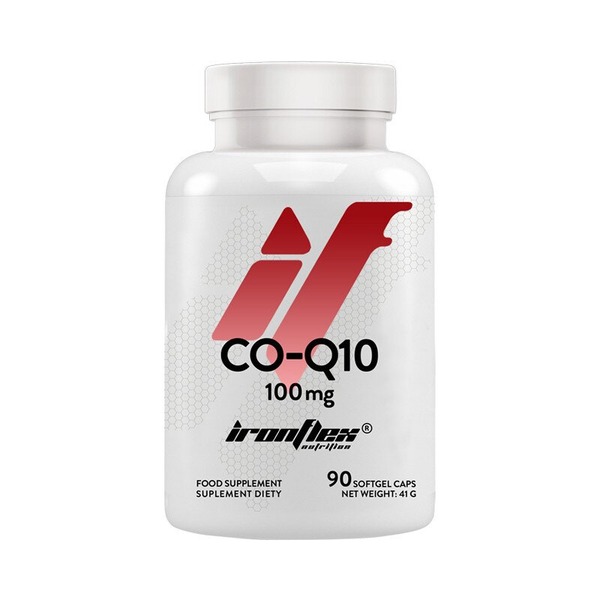 Кофермент Q10 IronFlex Coenzyme Q10 100 mg, 90 капсул для підтримки серця та енергії