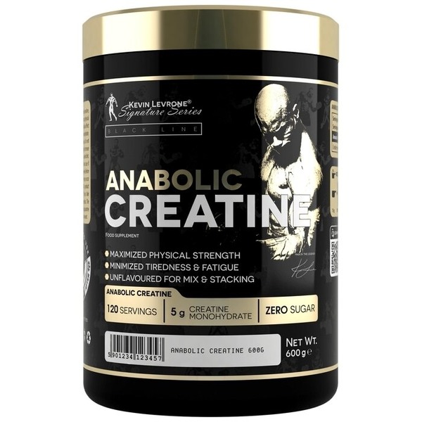 Креатин моногідрат Kevin Levrone Black Line Anabolic Creatine, 600 грам