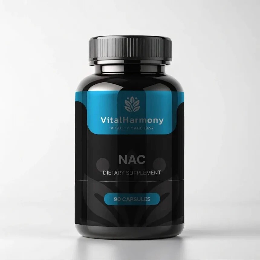 N-ацетил-L-цистеїн VitalHarmony NAC, 90 капсул