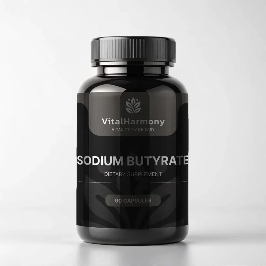 Бутират натрия VitalHarmony Sodium Butyrate, 90 капсул