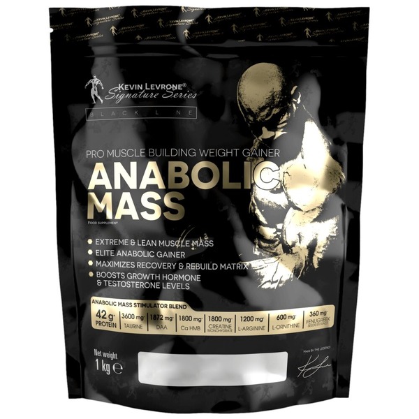 Гейнер Kevin Levrone Black Line Anabolic Mass, 1 кг