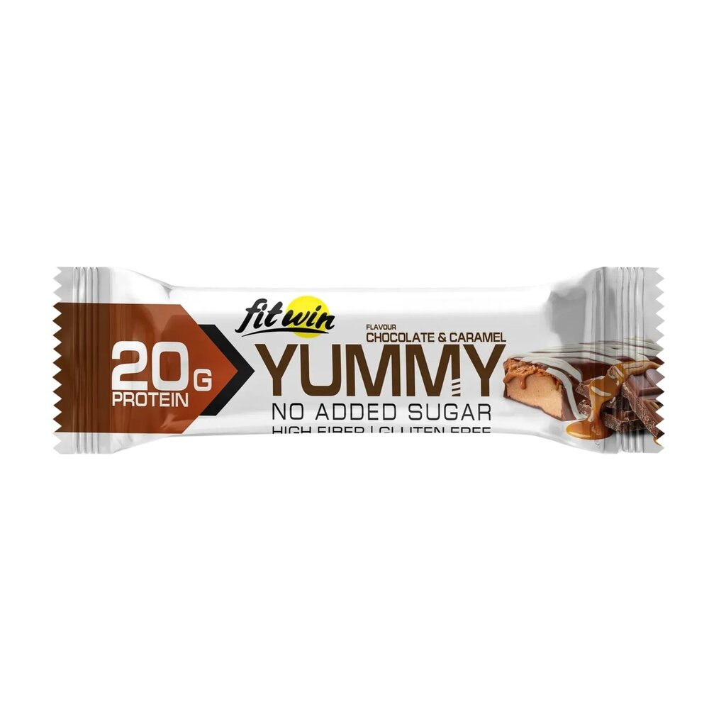 Батончик FitWin YUMMY Bar 36% no added sugar, 55 грам. Фото 4