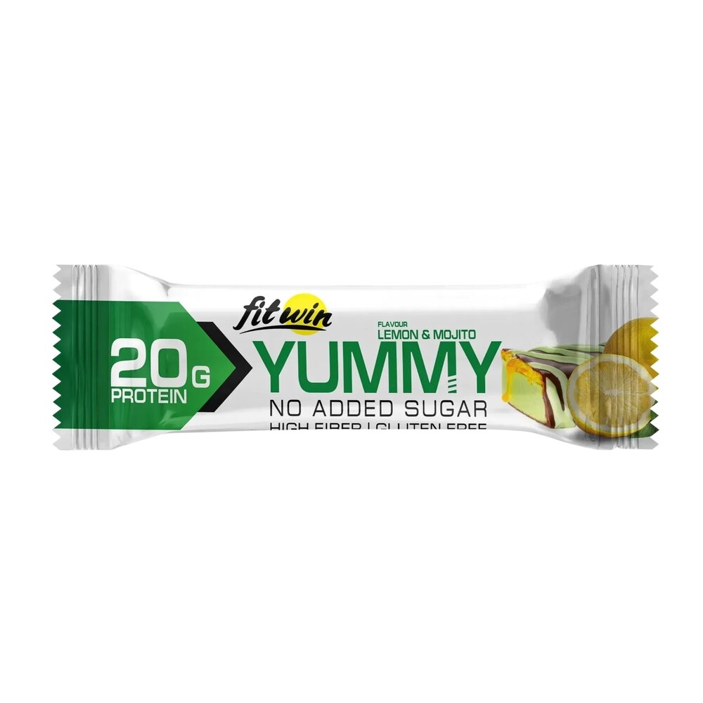 Батончик FitWin YUMMY Bar 36% no added sugar, 55 грам. Фото 3
