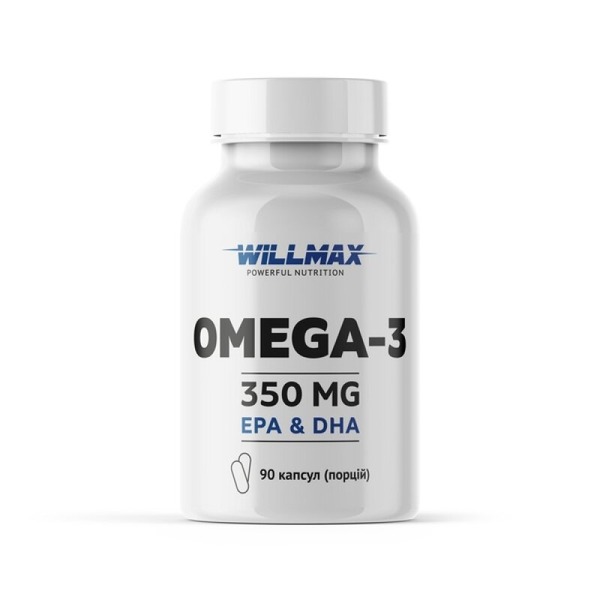 Риб'ячий жир Willmax Omega-3 350 mg, 90 капсул