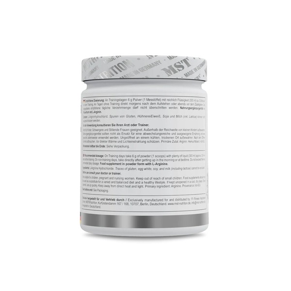 Аргінін MST Nutrition Arginine HCL, 500 грам. Фото 3