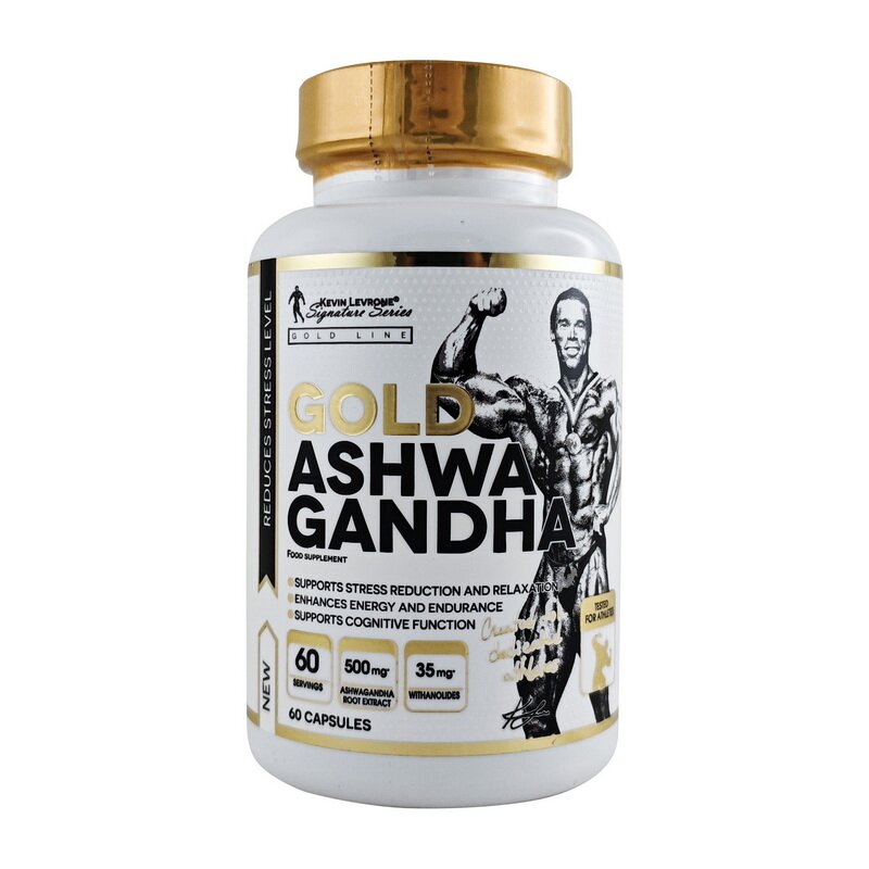 Ашваганда Kevin Levrone Gold Line Ashwagandha, 60 капсул