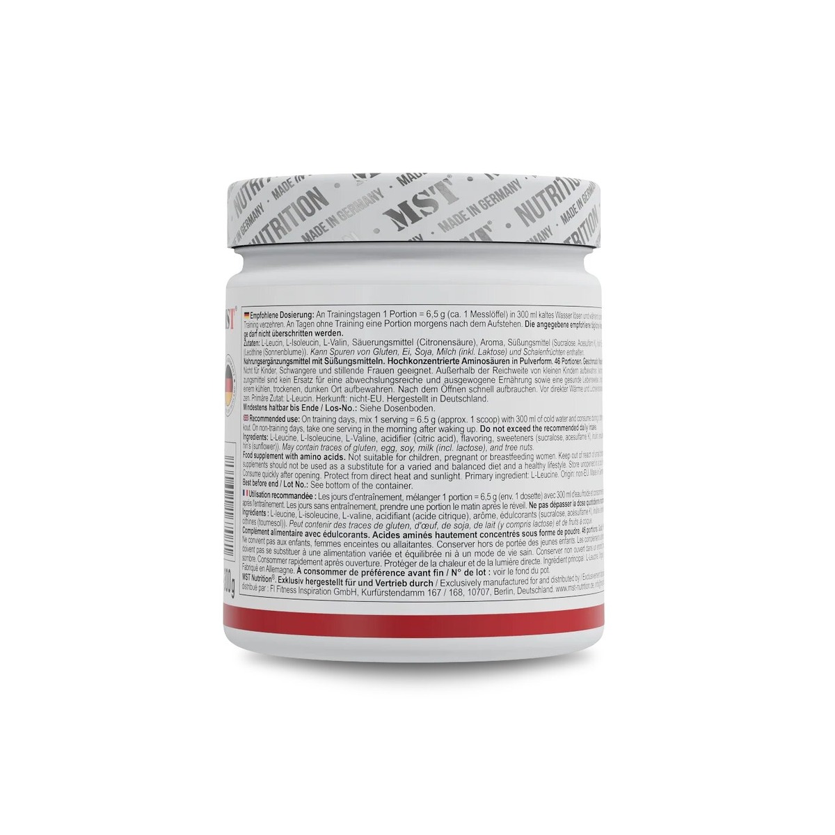 Амінокислоти MST Nutrition BCAA ZERO, 300 грам. Фото 10