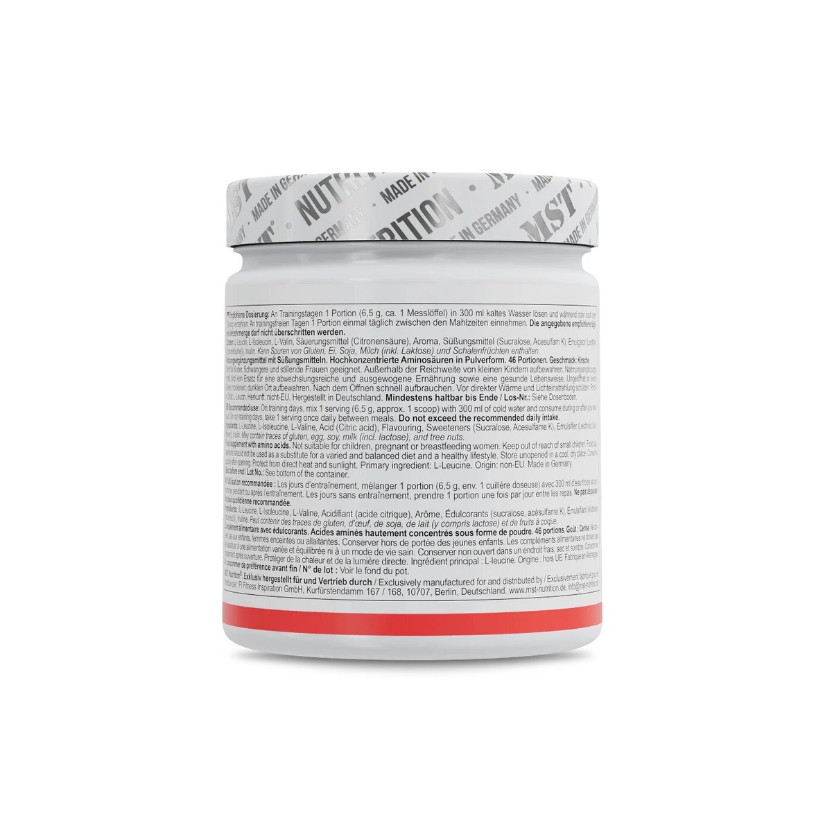 Амінокислоти MST Nutrition BCAA ZERO, 300 грам. Фото 7