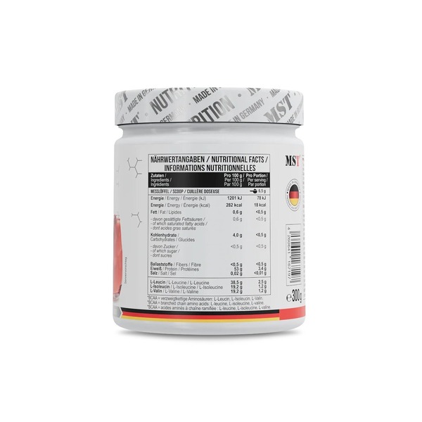 Амінокислоти MST Nutrition BCAA ZERO, 300 грам. Фото 6