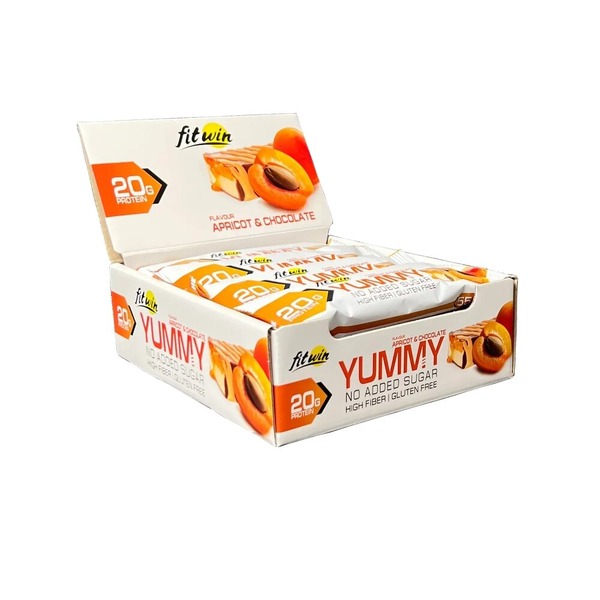 Батончик FitWin YUMMY Bar 36% no added sugar, 12*55 грамм. Фото 3