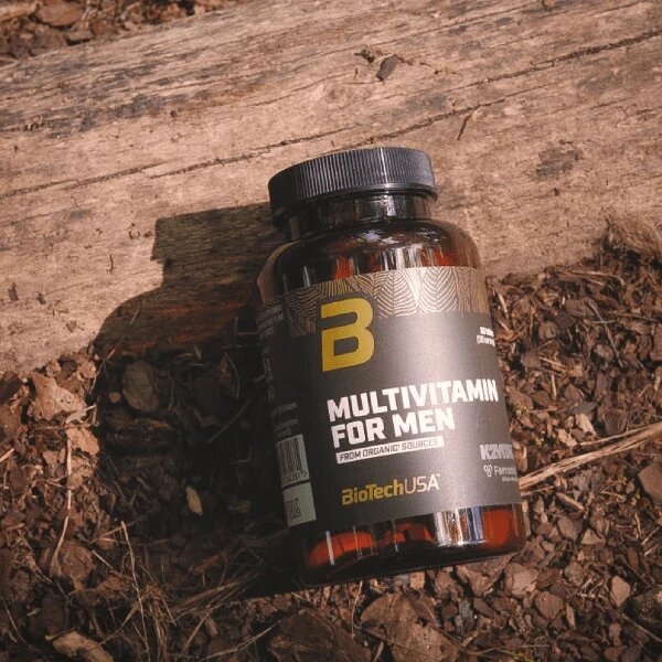 Витаминно-минеральный комплекс BioTech from Organic Sources Multivitamin for Men, 60 таблеток для мужчин. Фото 2
