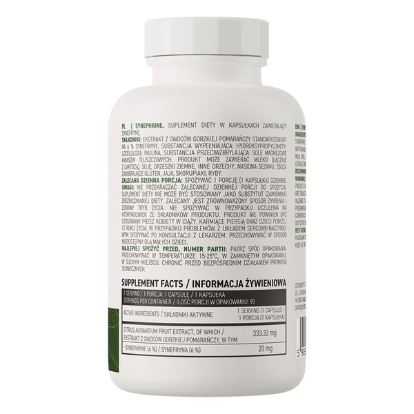 Натуральная добавка OstroVit Vege Synephrine, 90 капсул. Фото 2