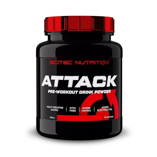 Предтренировочный комплекс Scitec Nutrition Attack, 416 грамм