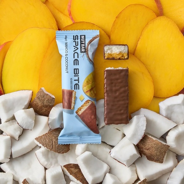 Батончик Spacefood Space Bite Nut Bar, 40 грамм - Кокос-манго. Фото 3
