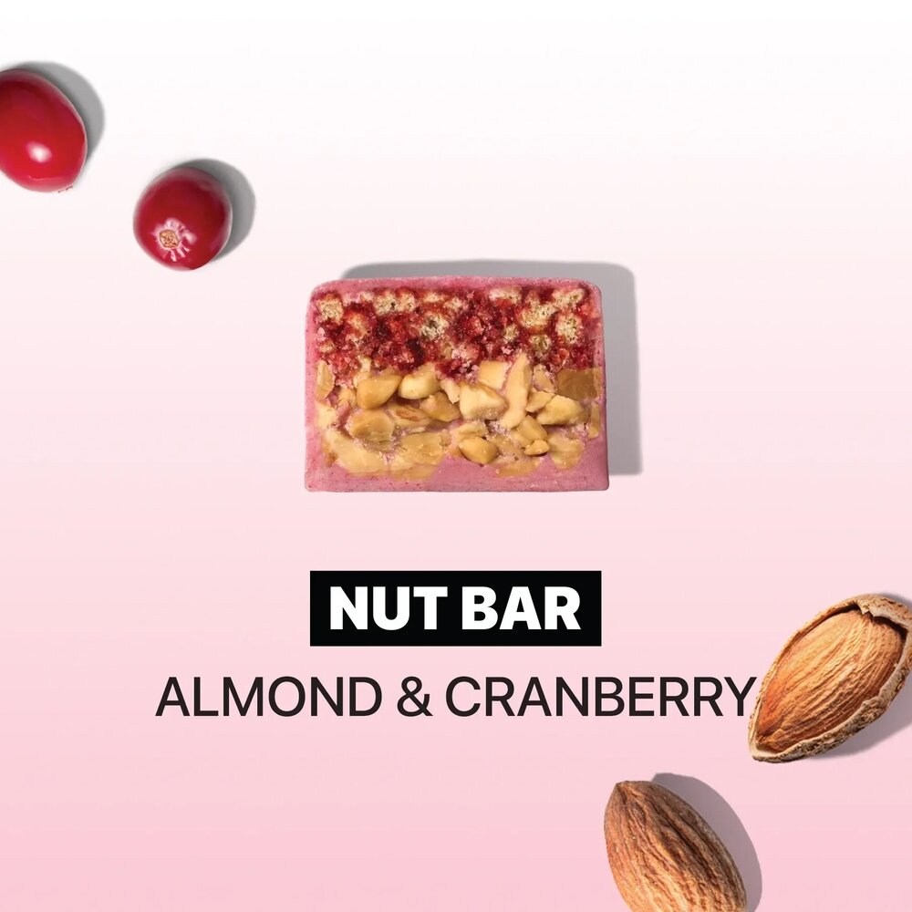 Блок батончиков Spacefood Space Bite Nut Bar, 10*40 грамм - Клюква-миндаль. Фото 3