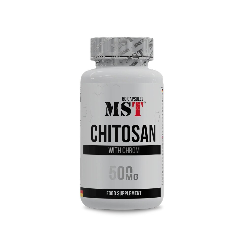 Хітозан та хром MST Nutrition Chitosan with Chrom, 60 капсул