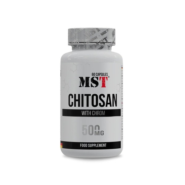 Хітозан та хром MST Nutrition Chitosan with Chrom, 60 капсул