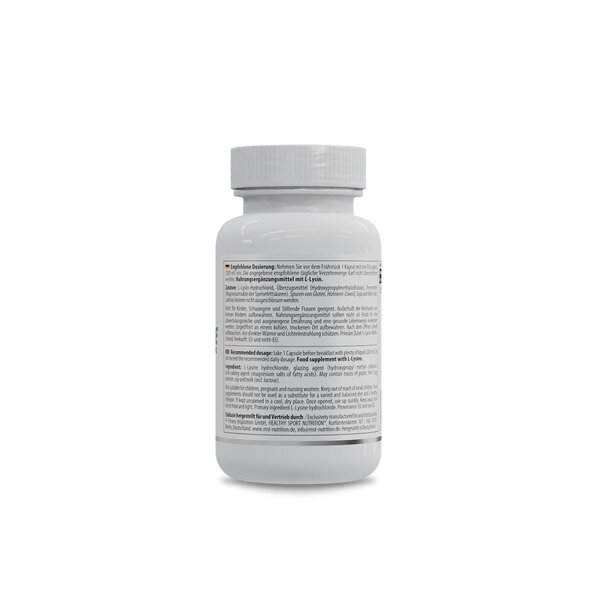 Лізін Healthy L-Lysine, 60 капсул для підтримки імунної системи. Фото 3