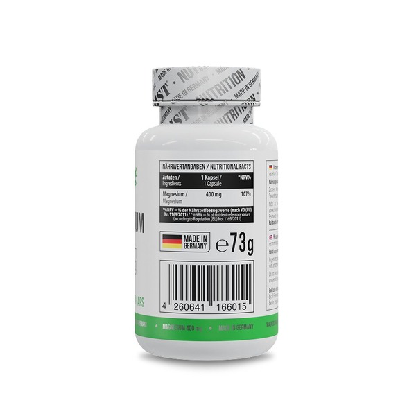 Магний Healthy Magnesium 400 mg, 90 вегакапсул для поддержки нервной системы. Фото 2