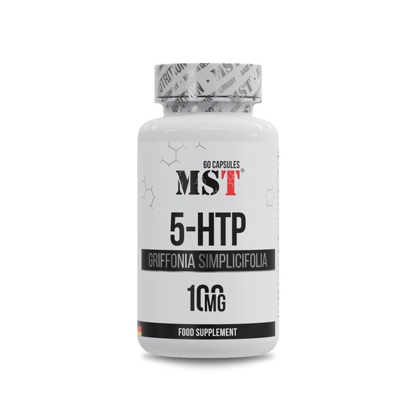 Аминокислота MST Nutrition 5-HTP 100 mg, 60 капсул поддержка нервной системы