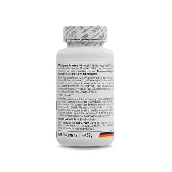 Натуральный комплекс MST Nutrition Sleep IQ, 60 капсул для улучшения сна. Фото 3