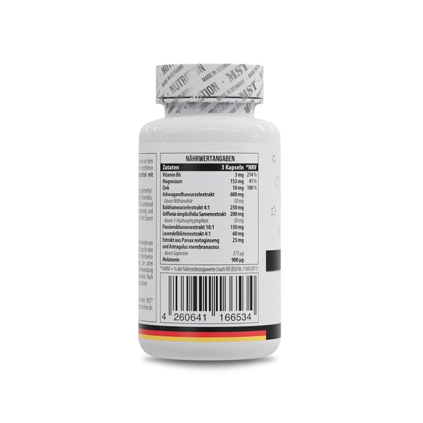 Натуральный комплекс MST Nutrition Sleep IQ, 60 капсул для улучшения сна. Фото 2