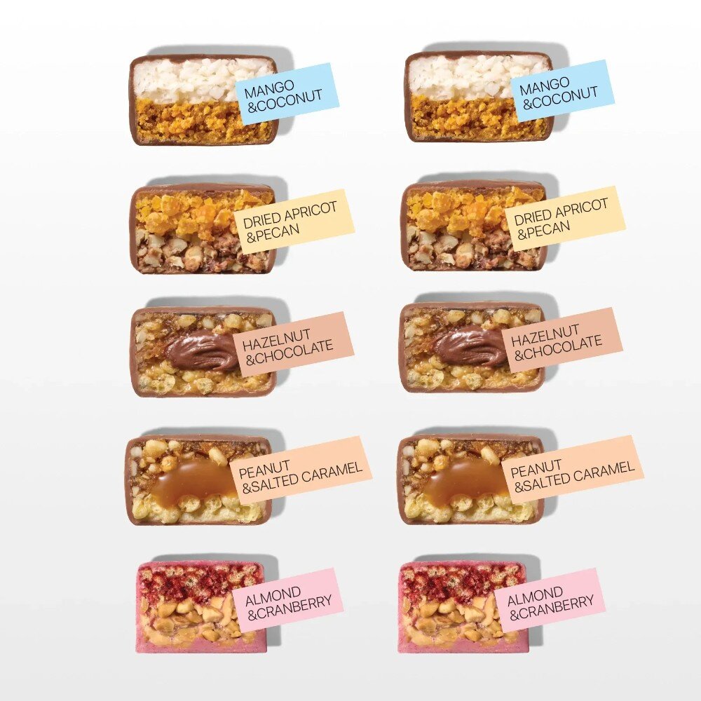 Блок батончиков Spacefood Space Bite Nut Bar MIX, 10*40 грамм. Фото 2