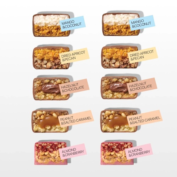 Блок батончиков Spacefood Space Bite Nut Bar MIX, 10*40 грамм. Фото 2