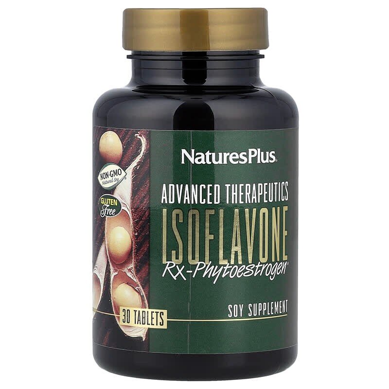 Ізофлавони Natures Plus Isoflavone Rx-Phytoestrogen, 30 таблеток