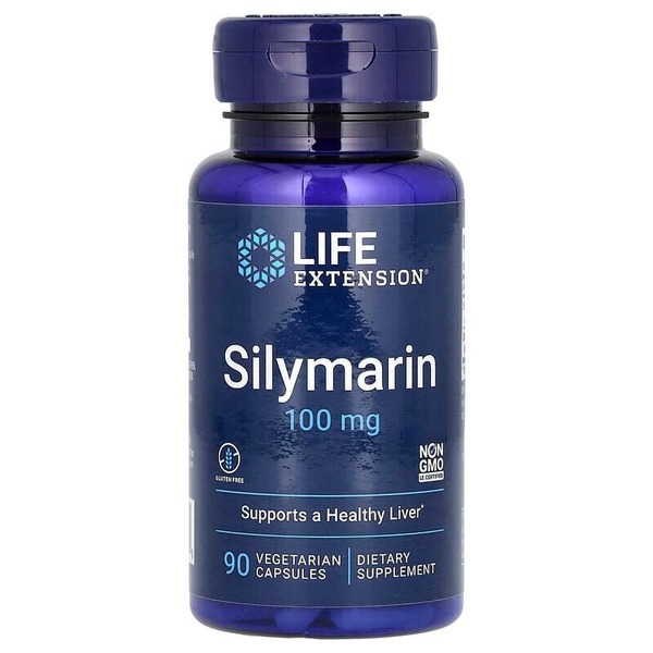 Натуральная добавка Life Extension Silymarin 100 mg, 90 вегакапсул
