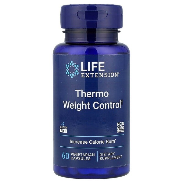 Жироспалювач Life Extension Thermo Weight Control, 60 вегакапсул