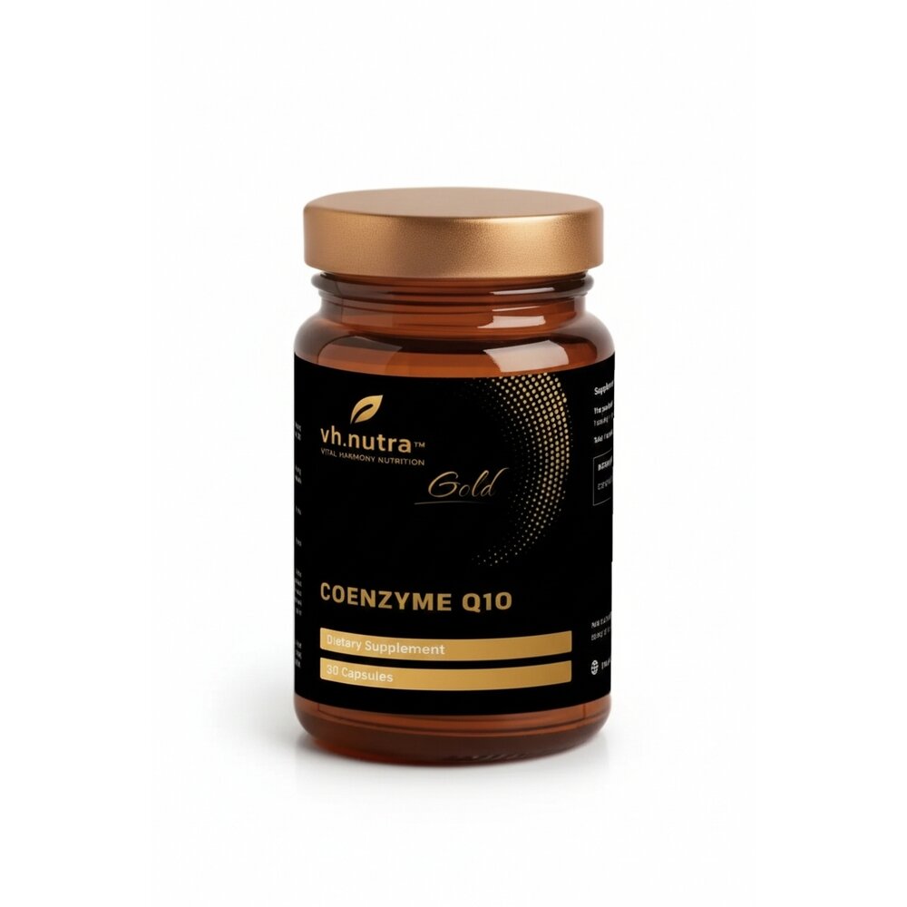 Антиоксидант VitalHarmony Gold Coenzyme Q10, 30 капсул для поддержки сердца и энергии