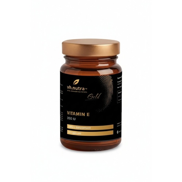 DL-альфа-токоферилацетат VitalHarmony Gold Vitamin E, 30 капсул