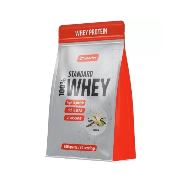 Сироватковий протеїн Sporter 100% Standard Whey, 900 грам