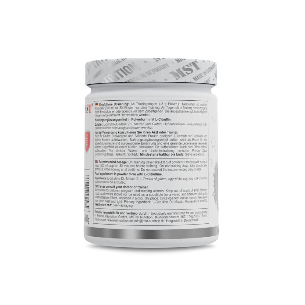 Малат цитруліну MST Nutrition Citrulline Malate PWO, 500 грам. Фото 3