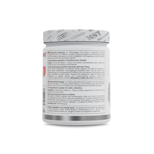 Малат цитруліну MST Nutrition Citrulline Malate PWO, 500 грам. Фото 3